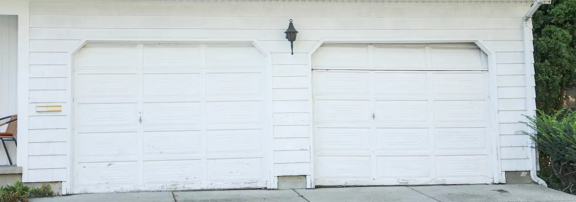 Roller Garage Door Dropped Down Replacement in North Vancouver, BC